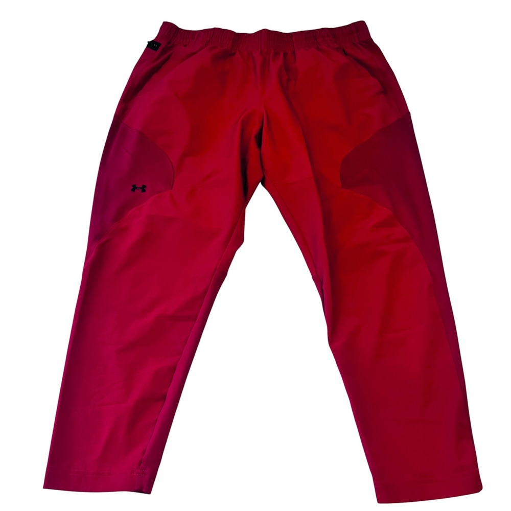 Under Armour Women's XL Woven Training Pants Coral Running Hiking Golf